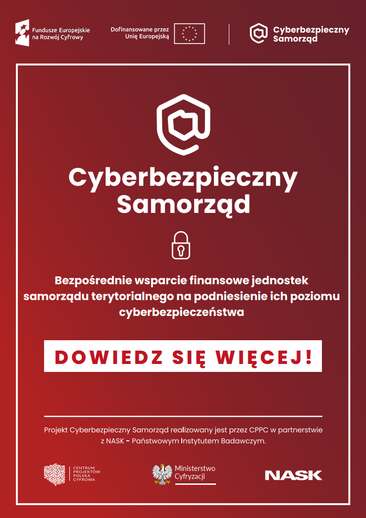 Gmina Daszyna realizuje projekt pn. „Cyberbezpieczny Samorząd